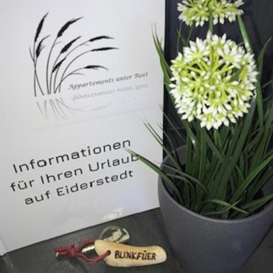 Appartements Unter Reet Tumlauer Koog Εξωτερικό φωτογραφία